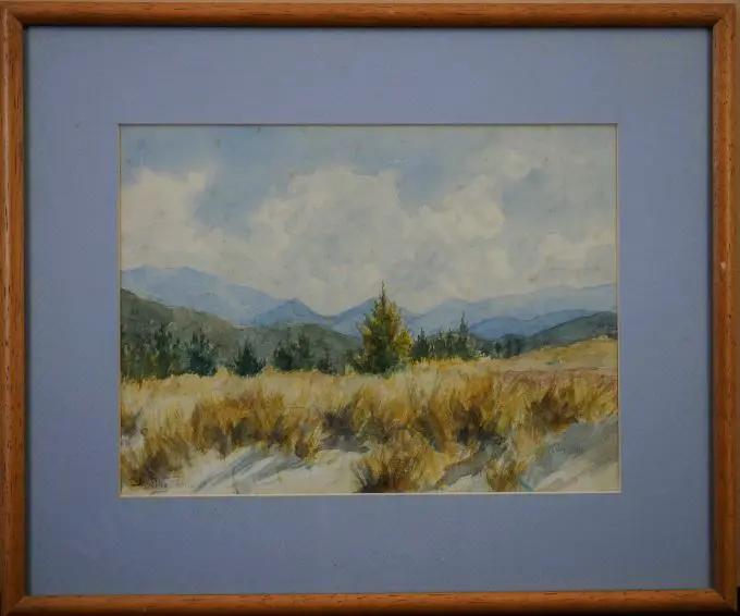 PATERSON, Dorothy (1895-) - Tussocks and Mountains Image 1++