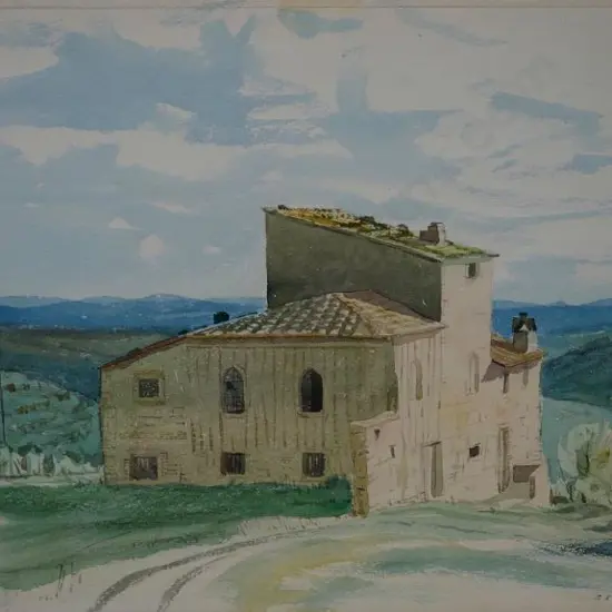 FAIRBURN, Geoffrey Ede (1905-1999) - Old Farm Building, Pacciano, Italy