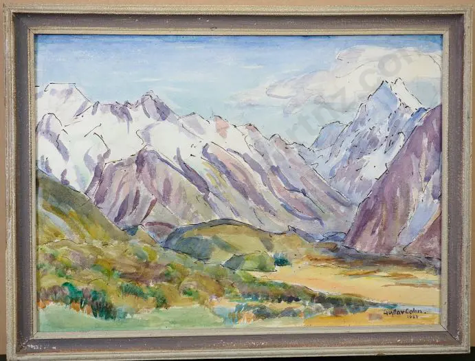 COHN, Gustav (1942-) - Mountain Scene Image 1++