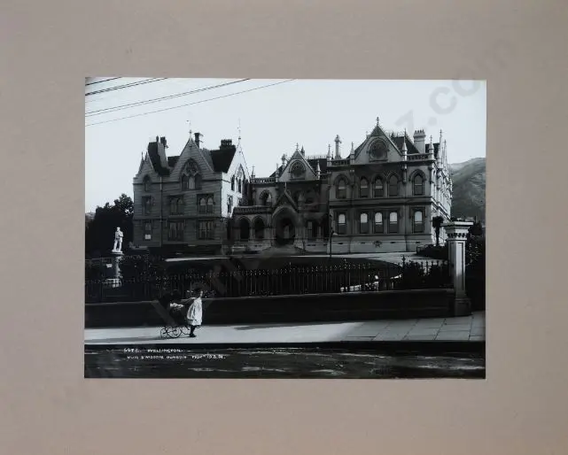 MUIR & MOODIE - photographers (1898-1916) - Wellington - Parliament Buildings, 10th August 1901 Image 1++