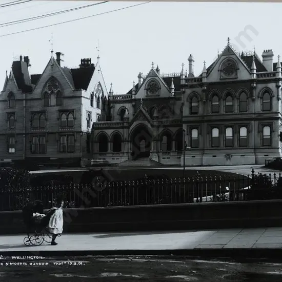 MUIR & MOODIE - photographers (1898-1916) - Wellington - Parliament Buildings, 10th August 1901