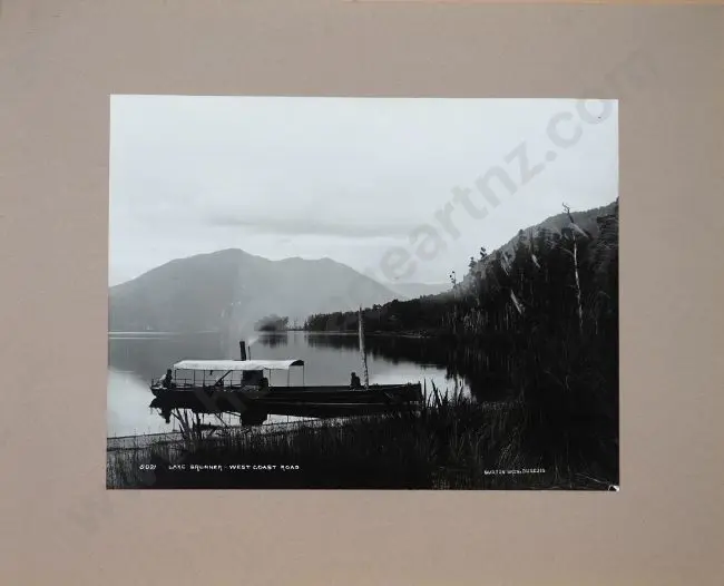 BURTON Brothers (c.1880-1885) - Lake Brunner - West Coast Road Image 1++