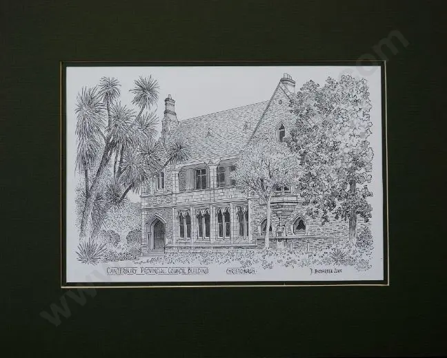 BATTARBEE, David (1939-) - Christchurch, Canterbury Provincial Museum Image 1++