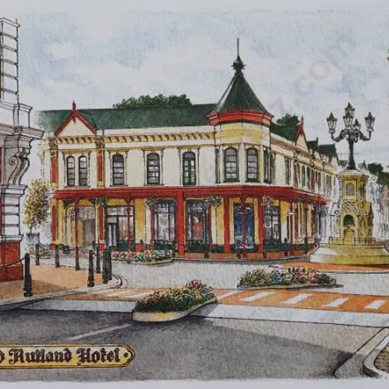 BATTARBEE, David (1939-) - Whanganui, Old Rutland Hotel