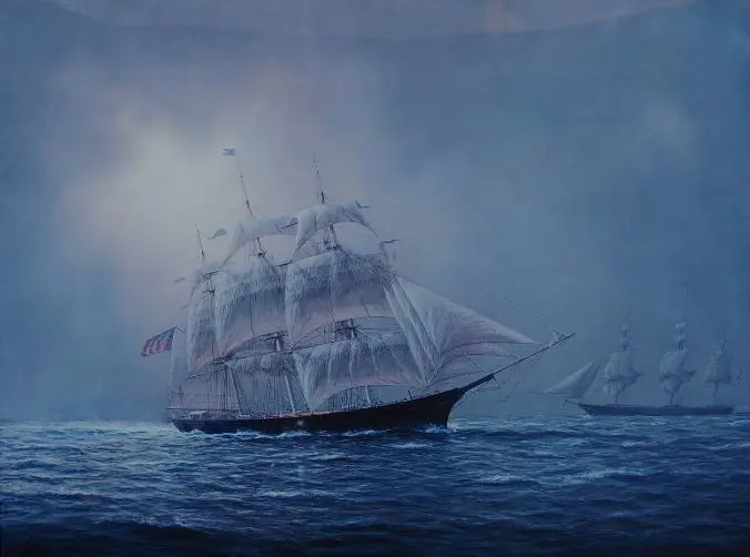THOMPSON. Tim - Majestic Clipper Ships - Lightning Image 1++