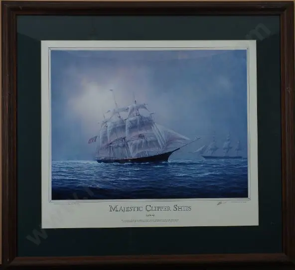 THOMPSON. Tim - Majestic Clipper Ships - Lightning Image 1++