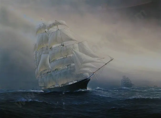 THOMPSON. Tim - Majestic Clipper Ships - Thermopylae & Cutty  Sark Image 1++