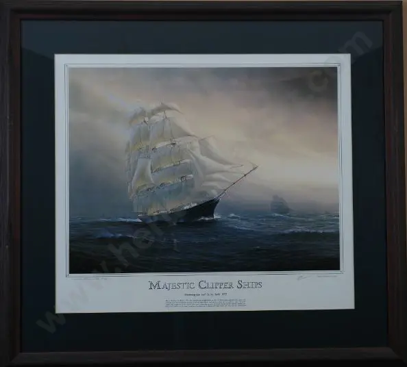 THOMPSON. Tim - Majestic Clipper Ships - Thermopylae & Cutty  Sark Image 1++