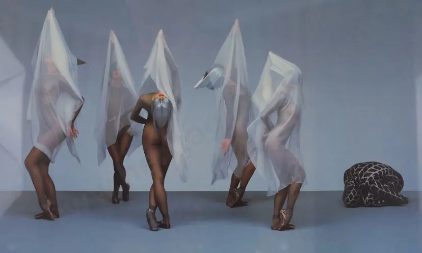 PIRELLI Calendar Page - Five Dancers Image 1++