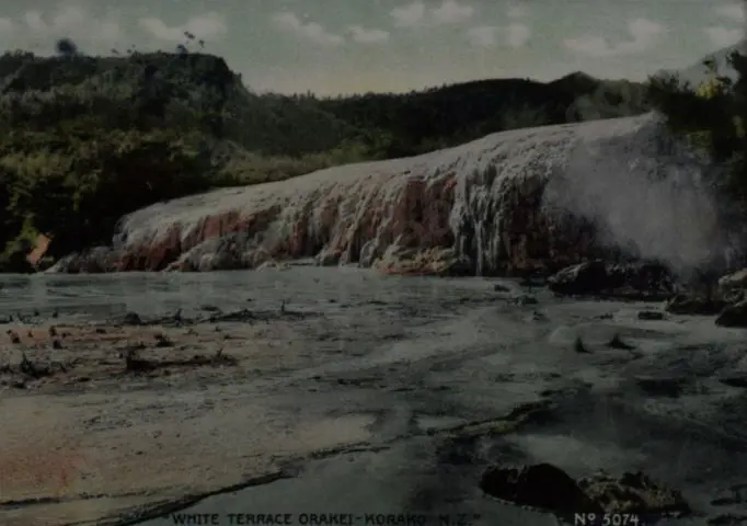 UNKNOWN Photographer - White Terraces, Orakei - Korako - c.1900 Image 1++
