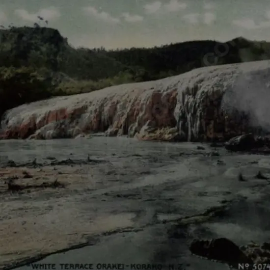 UNKNOWN Photographer - White Terraces, Orakei - Korako - c.1900