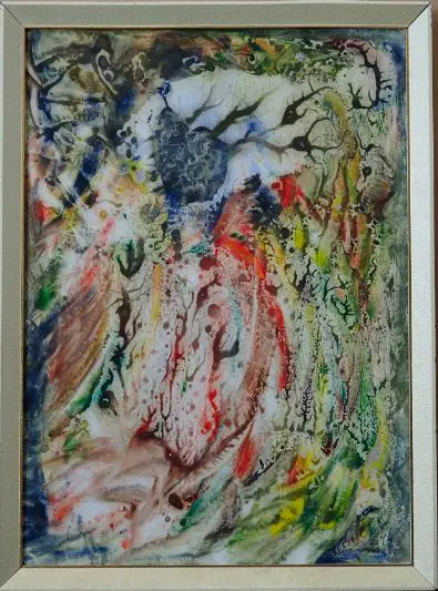 BELL, F.E. - Peacock Fire - Abstract Image 1++