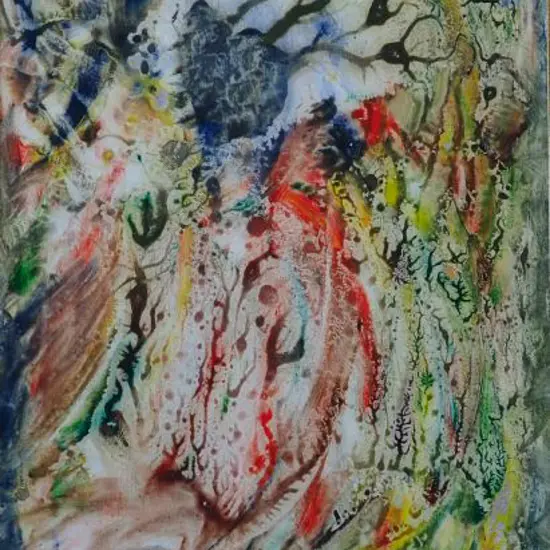 BELL, F.E. - Peacock Fire - Abstract