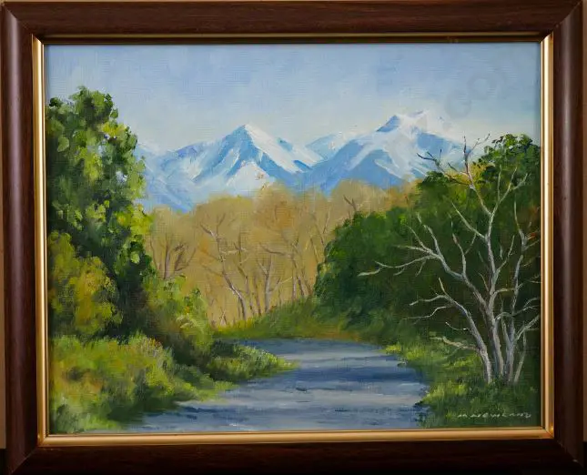 NEWLAND, Mavis (20th Cent.) - Upper Matahiwi Road, Masterton Image 1++