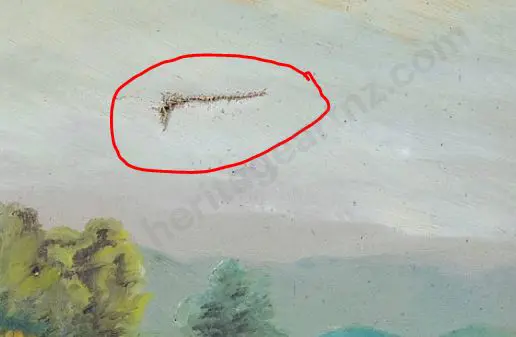 UNKNOWN - Castle with Cow in Country Image 1++