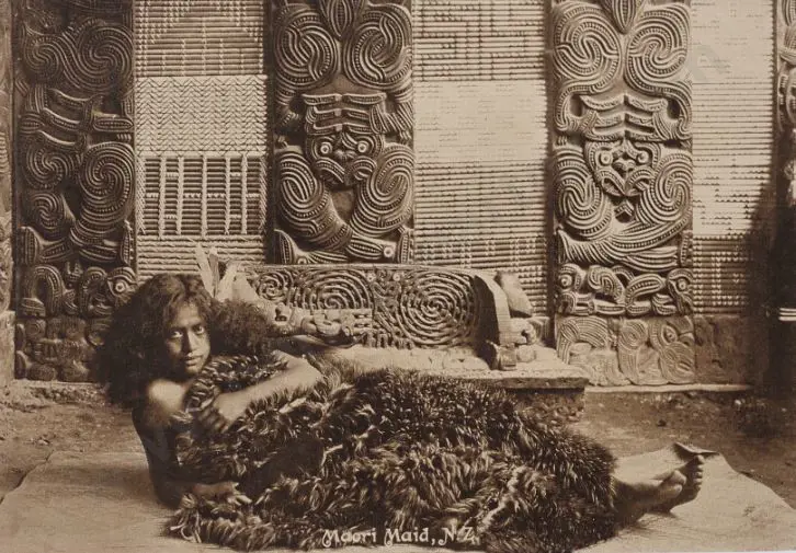 UNKNOWN - Maori Maid, c.1910 Image 1++