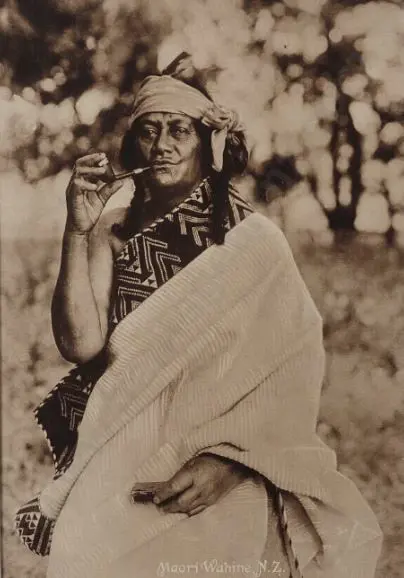 UNKNOWN - Maori Wahine, c.1910 Image 1++