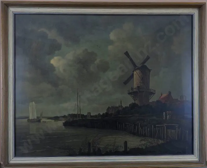 VAN RUISDAEL, Jacob (1628-1682) - The windmill at Wijk bij Duurstede Image 1++