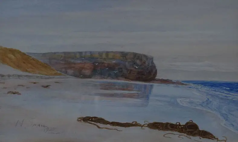 SMAILE, W. - Beach Scene, 1925 Image 1++