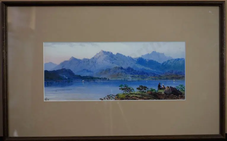 UNKNOWN - Italian Lake scene Image 1++