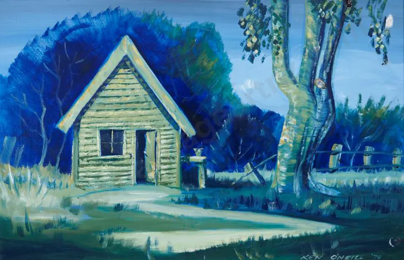 O'NEILL, Ken (20th Cent.) - Gumdigger's Hut 1976 Image 1++