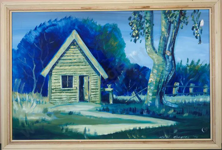 O'NEILL, Ken (20th Cent.) - Gumdigger's Hut 1976 Image 1++