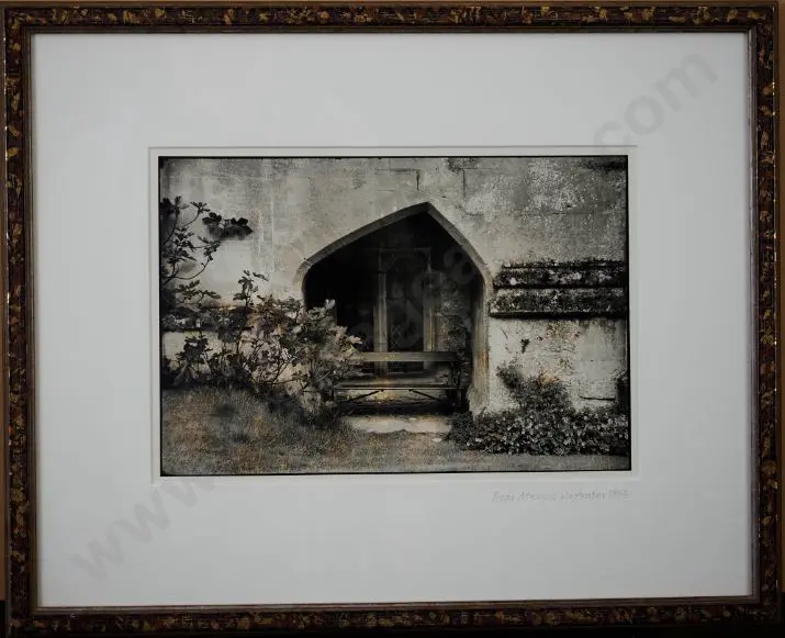 STEVENS, Bede  - Church Window with Flowers Image 1++