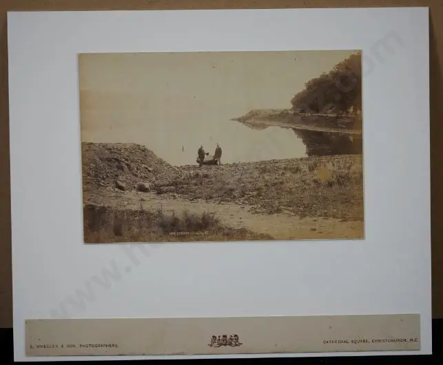 WHEELER, Edmund (1800-1877) - Lake Forsyth, Looking West Image 1++