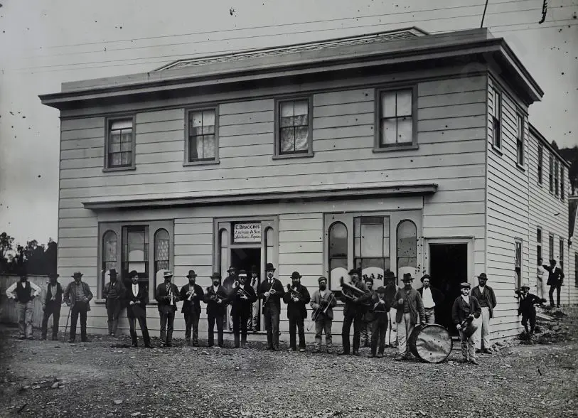 BRAGGE, James - E. Braccins Hotel, Masterton, 1876 Image 1++