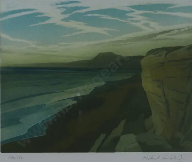 FAIRCLOUGH, Michael (1940-) - Lyme Bay, Dorset Image 1++