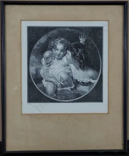 LAWRENCE, Sir Thomas (1769-1830) - "Nature" - Two Cherubic Young Children Image 1++