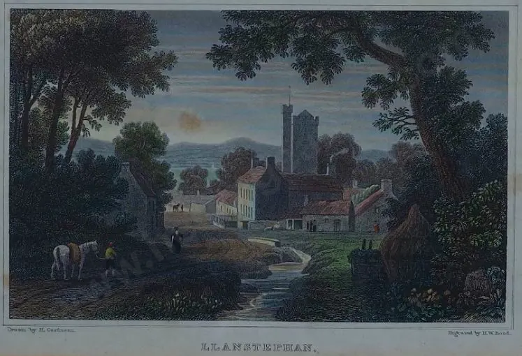 GASTINEAU, Henry (1791-1876) - Country House - Llanstephan Image 1++