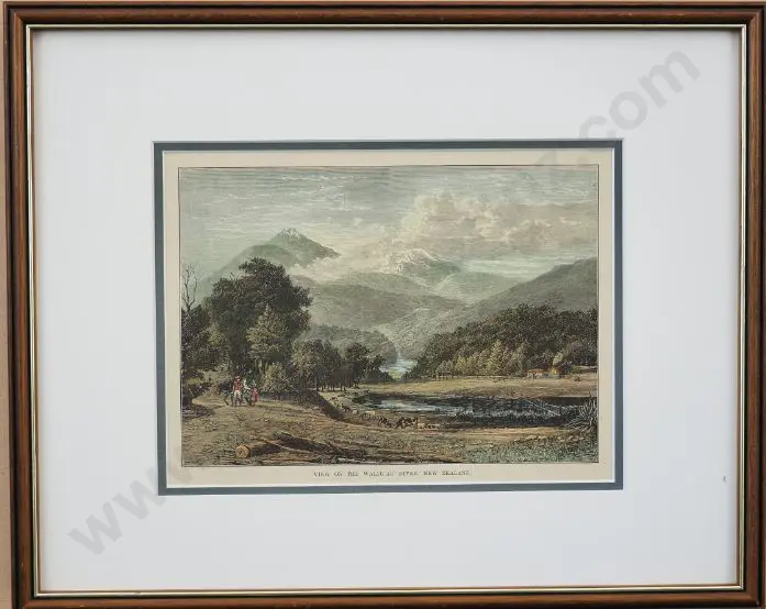 UNKNOWN  Artist - View on the Waiau-au River, New Zealand Image 1++
