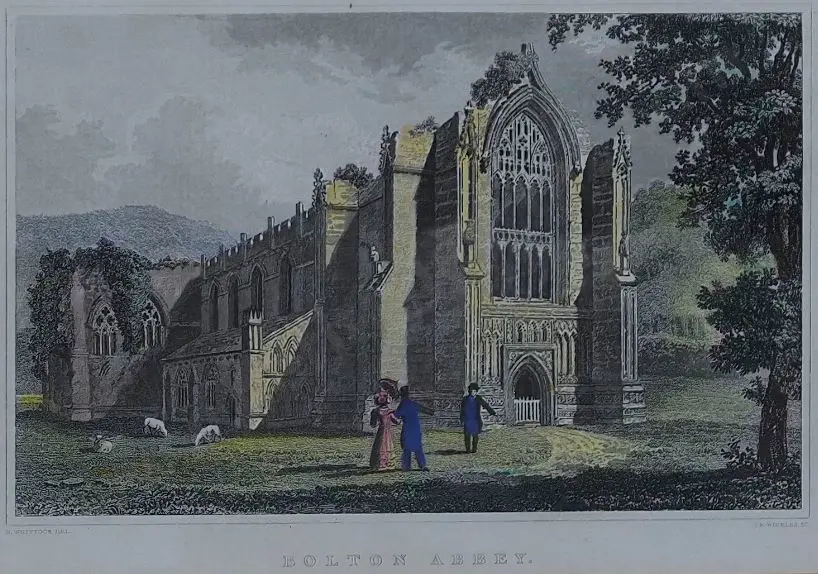 UNKNOWN Artist (A53) - Parliament House, London & Bolton Abbey Image 1++