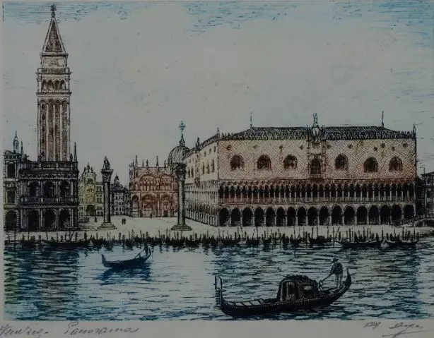 UNKNOWN - Venetian Panorama from Water Image 1++