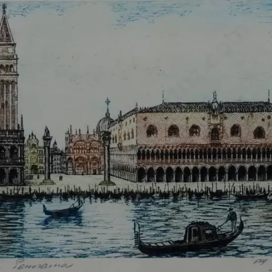 UNKNOWN - Venetian Panorama from Water