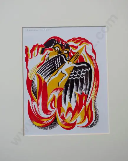 TAYLOR, E. Mervyn (1906-1964) - Maui and the Fire Goddess Image 1++