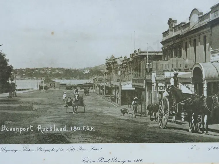 RADCLIFFE, Frederick George (1863-1923) - The Beginnings of Devonport, Auckland, 1906 Image 1++