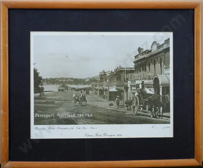 RADCLIFFE, Frederick George (1863-1923) - The Beginnings of Devonport, Auckland, 1906 Image 1++