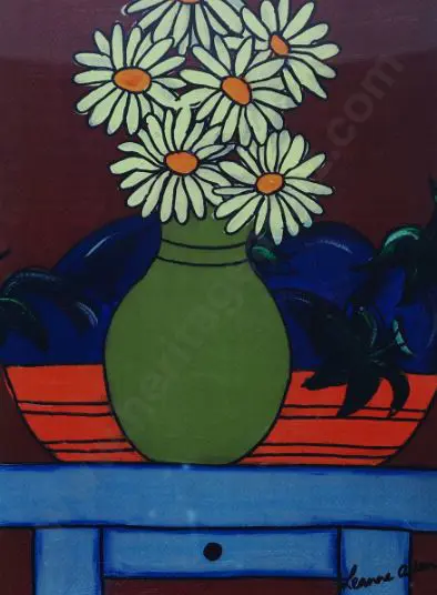 ADAMS, Lianne (21st Cent.) - Flowers in Vase Image 1++