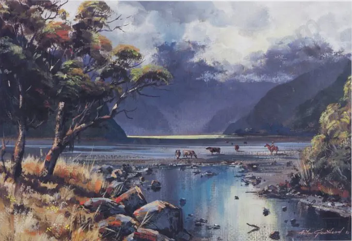 GREATHEAD, Aston (1921-2012) - Haast Pass, Westland Image 1++