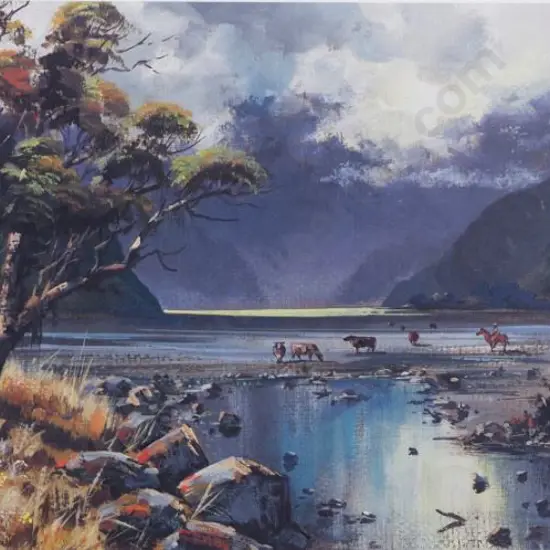 GREATHEAD, Aston (1921-2012) - Haast Pass, Westland