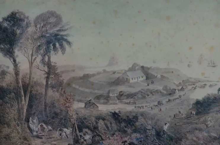 MAPLESTONE, Henry (1819-1884) - Stoke, Nelson, 1849 Image 1++