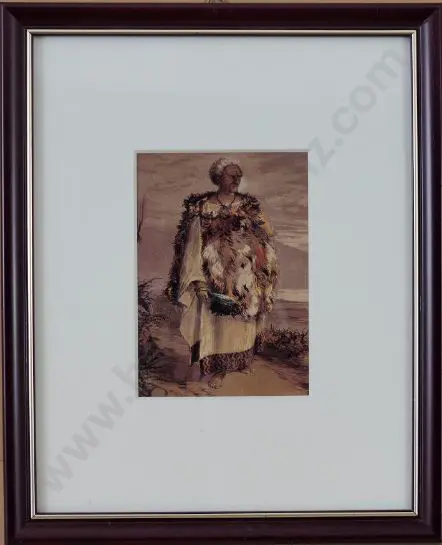 BARRAUD, Charles Decimus (1822-1897) - Te Rangihaeata – Maori Chief Image 1++