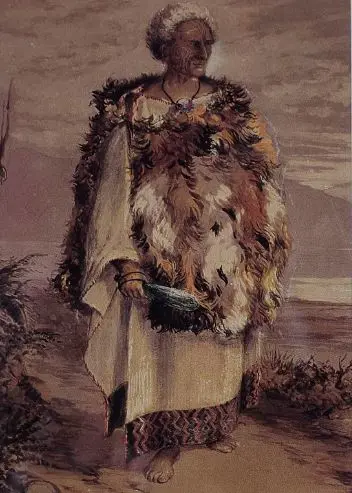 BARRAUD, Charles Decimus (1822-1897) - Te Rangihaeata – Maori Chief Image 1++