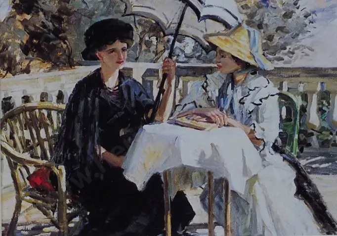 BURGE, Maude (1865-1957) - Ladies, St Tropez Image 1++