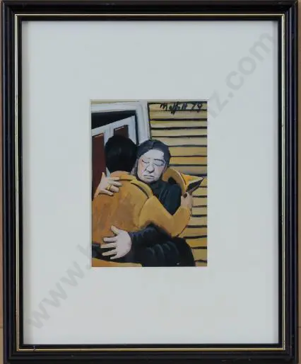 MOFFITT, Trevor (1936-2006) - Greeting Mother, No 25, 1979 Image 1++