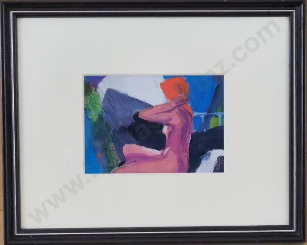 MANSON, Cecil (1896-1987) - Nude, Red Cap, 1968 Image 1++