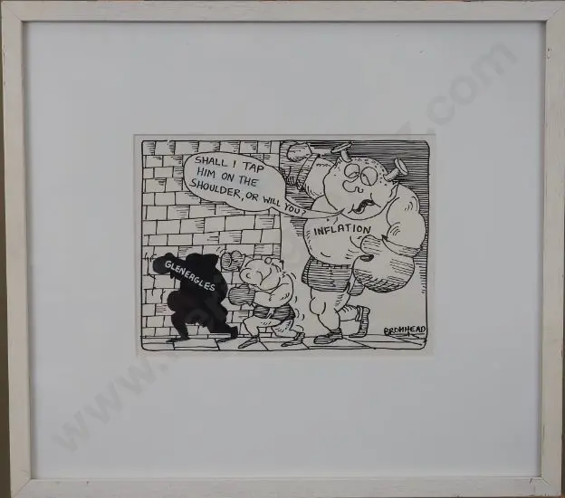 BROMHEAD, Peter (1933-) - Shall I Tap Him on the Shoulder? Image 1++