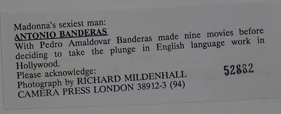CAMERA Press, London - Antonio Banderas Image 1++